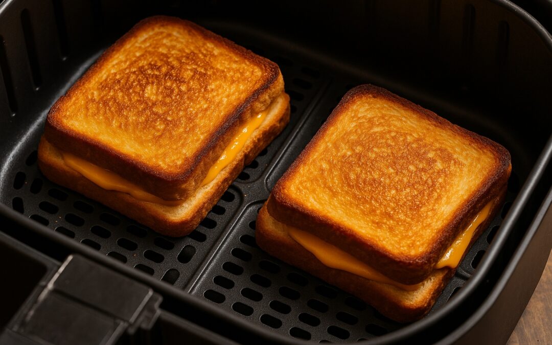 Crispy Käsebrot aus dem Airfryer